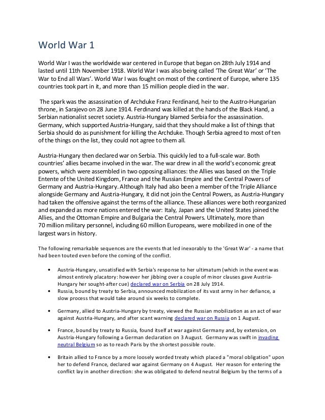 An analysis of the post world war effects of world war 2